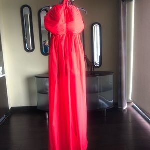 Red Custom Maxi Dress (never worn)